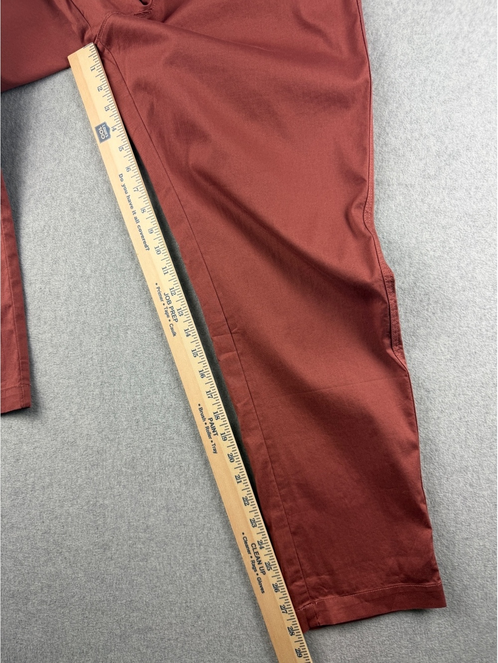 Pact Daily Twill Pants Women M Rust Organic Cotton Stretch Pull On - Picture 7 of 8